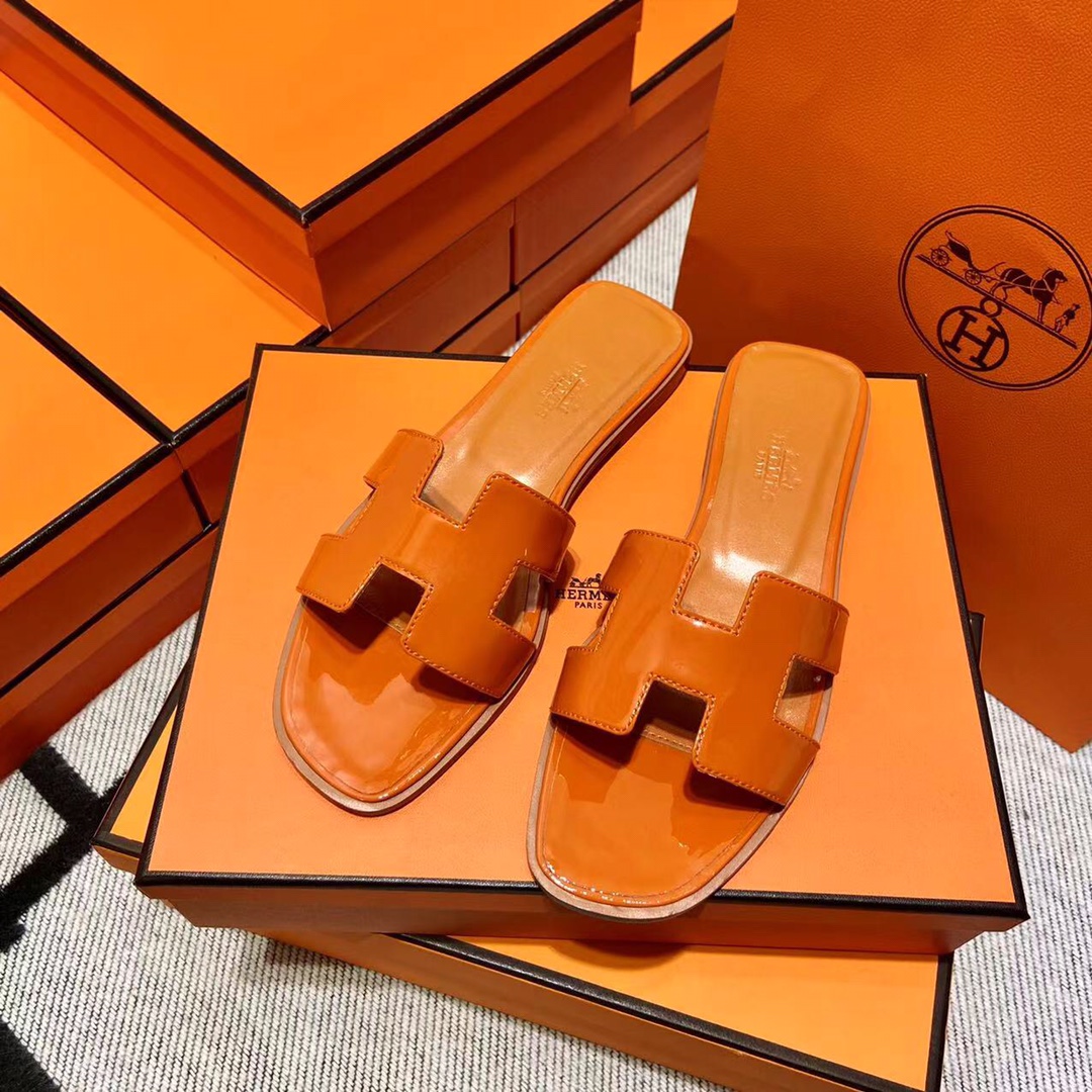 에르메스 올수공 오란 슬리퍼 샌들 페이던트 33